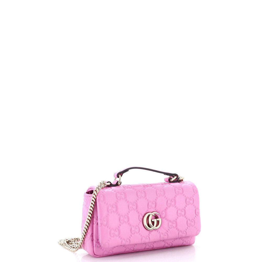 Gucci Mini GG Milano Top Handle Bag Guccissima Leather - Picture 2 of 5